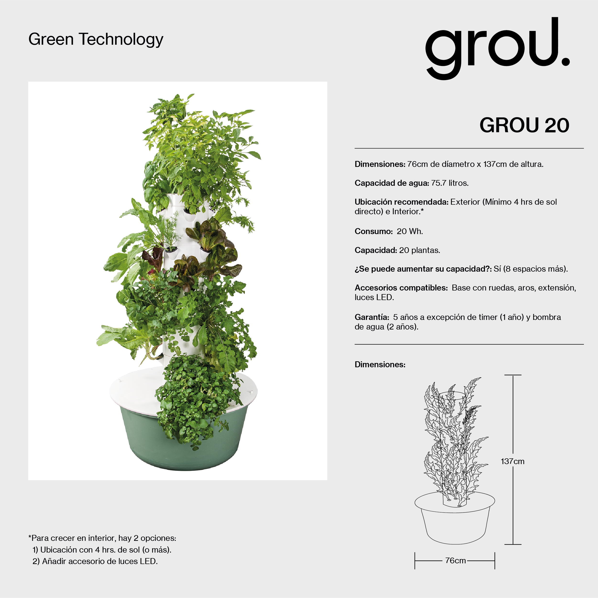 GROU 20 Contado Servicios opcionales